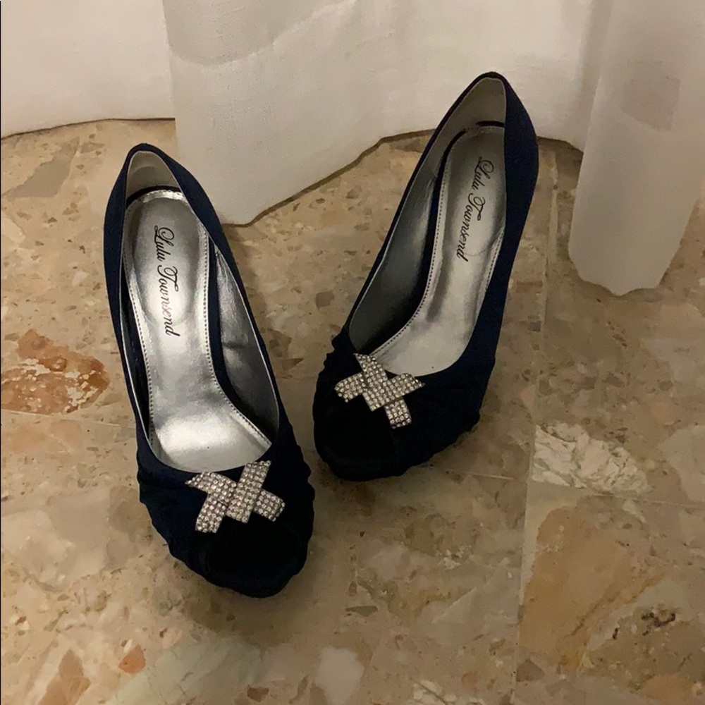 Blue heels